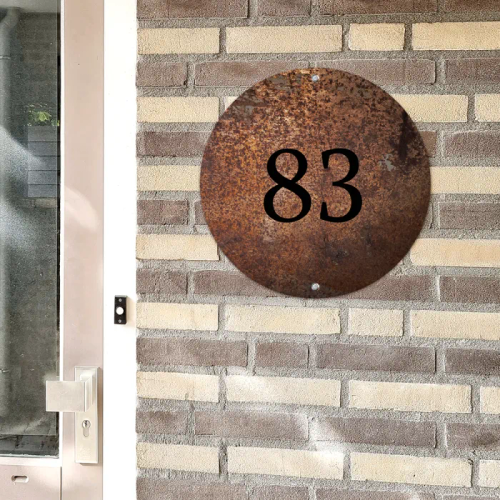 Naambord roest