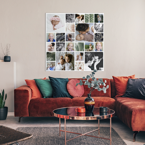 Fotocollage op aluminium