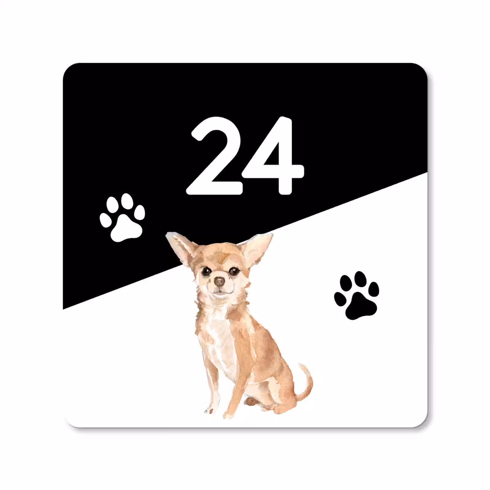 Naambord honden — 1