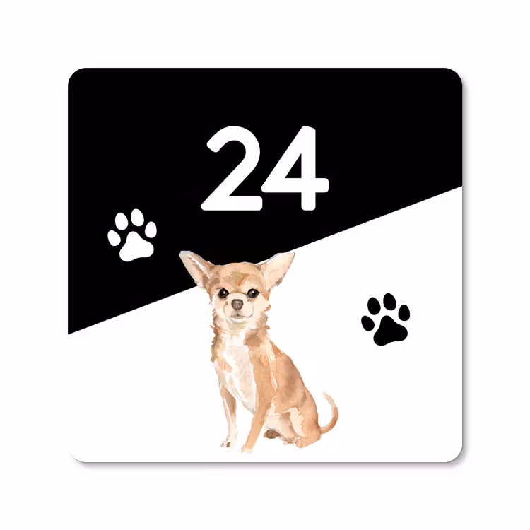 Naambord honden — 1