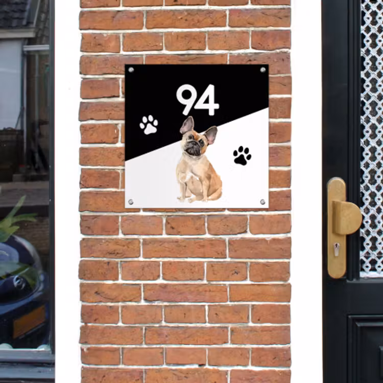 Naambord honden — 2
