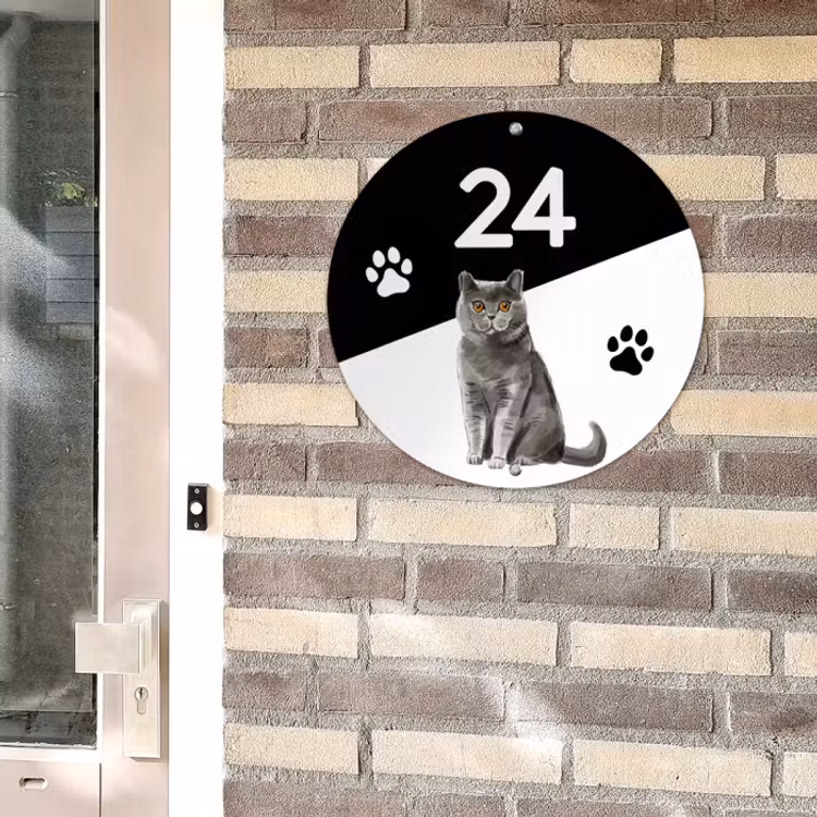 Naambord katten — 2