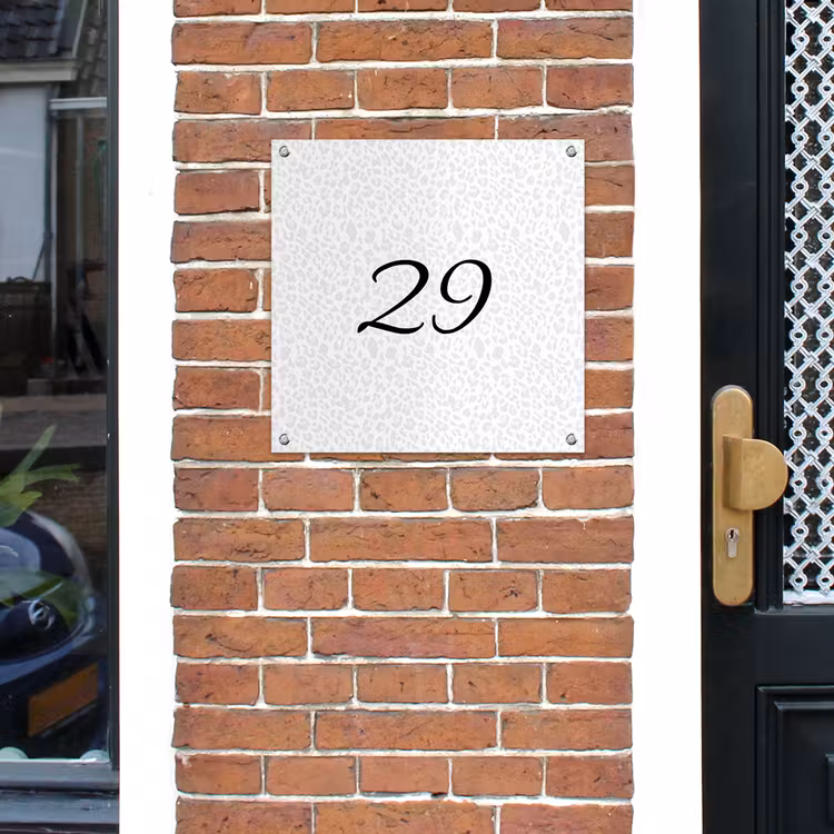 Naambord panterprint — 4